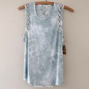 American Eagle Soft & Sexy Tie Dye Tank Top